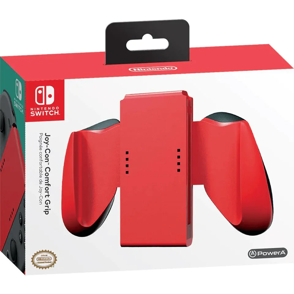 PowerA Joy-Con Comfort Grip for Nintendo Switch Red