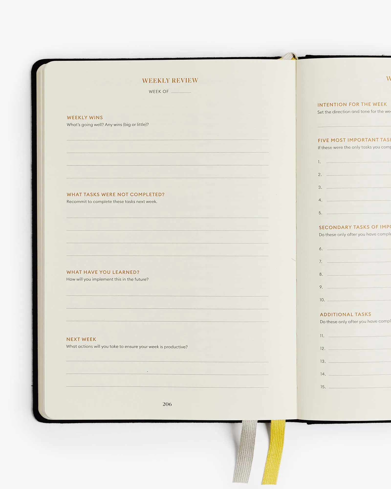 Productivity Planner One Year Bundle - Black