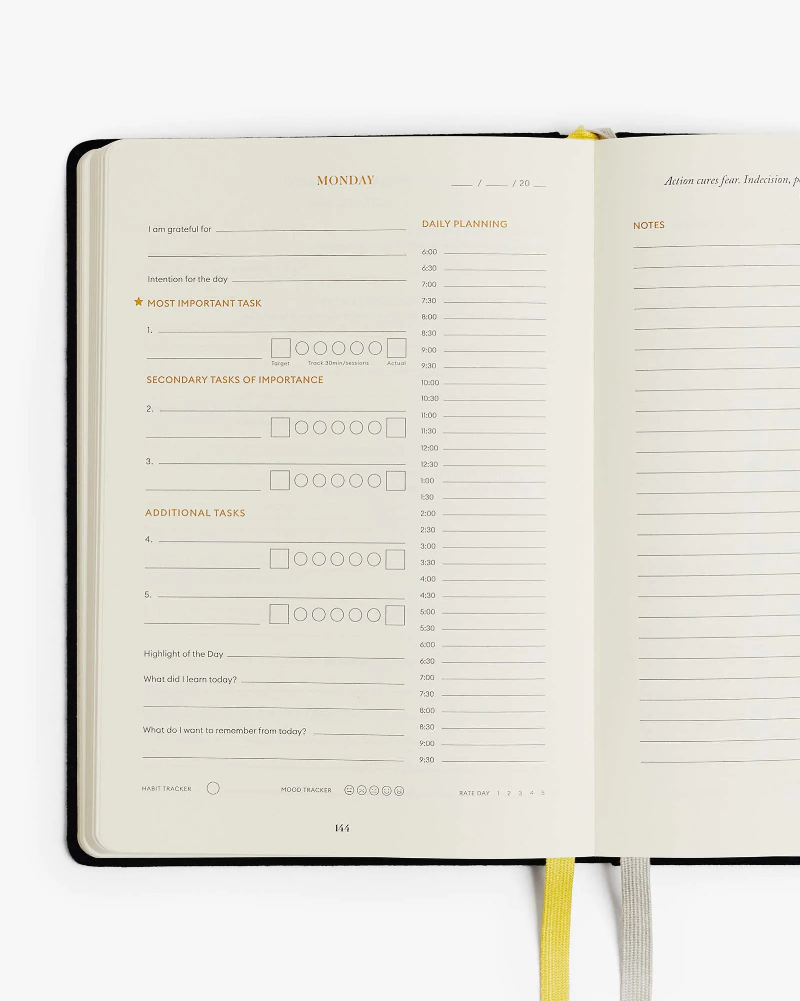 Productivity Planner One Year Bundle - Black