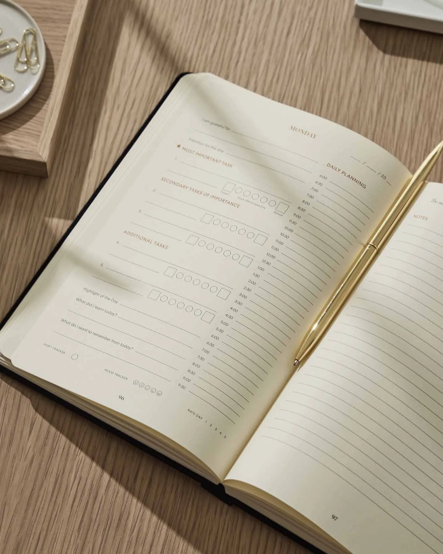 Productivity Planner One Year Bundle - Black