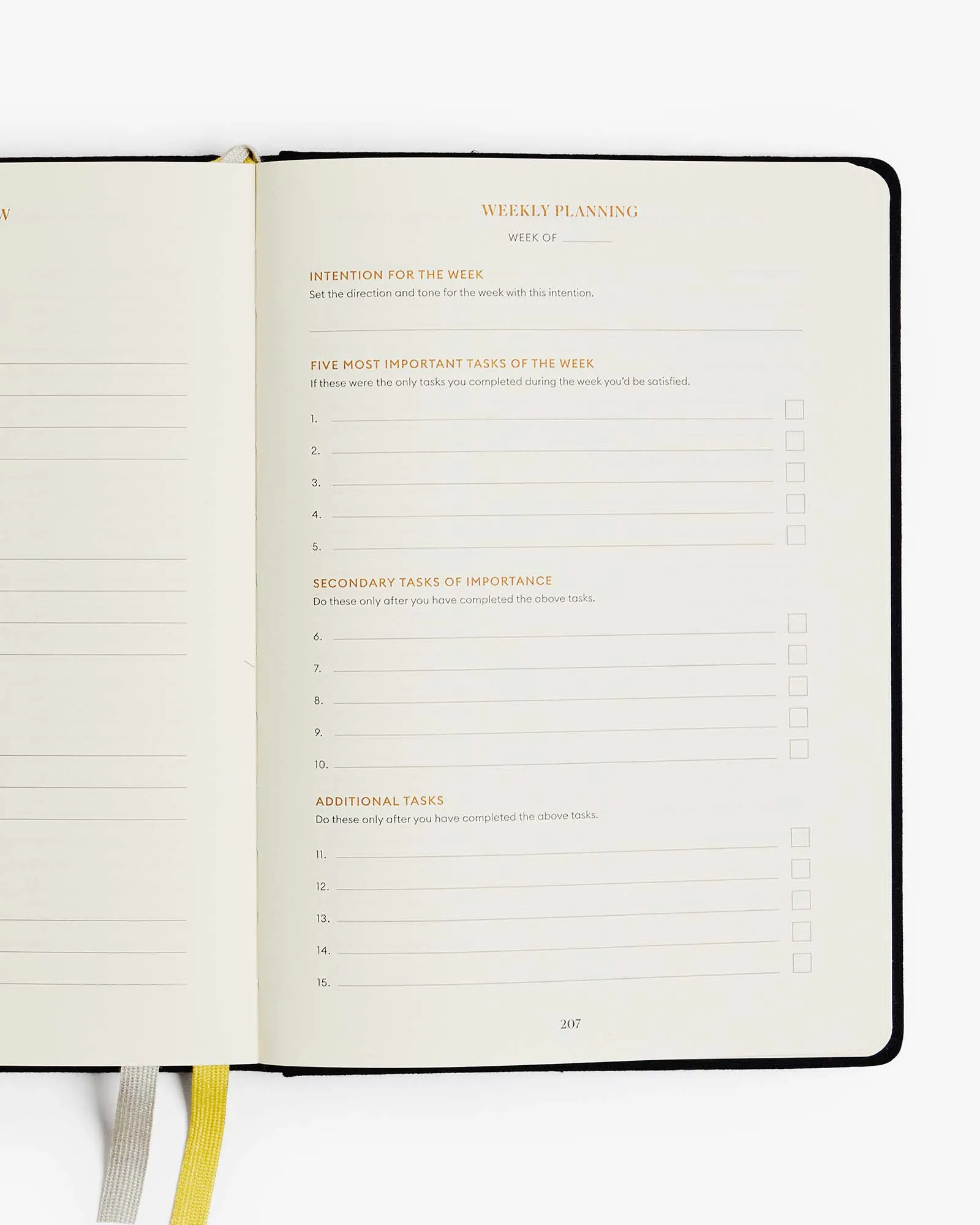 Productivity Planner One Year Bundle - Black