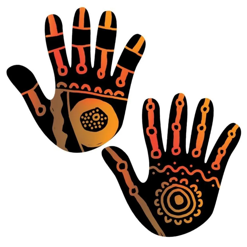 Scratch Board Hand Shapes - Pack of 20