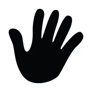 Scratch Board Hand Shapes - Pack of 20