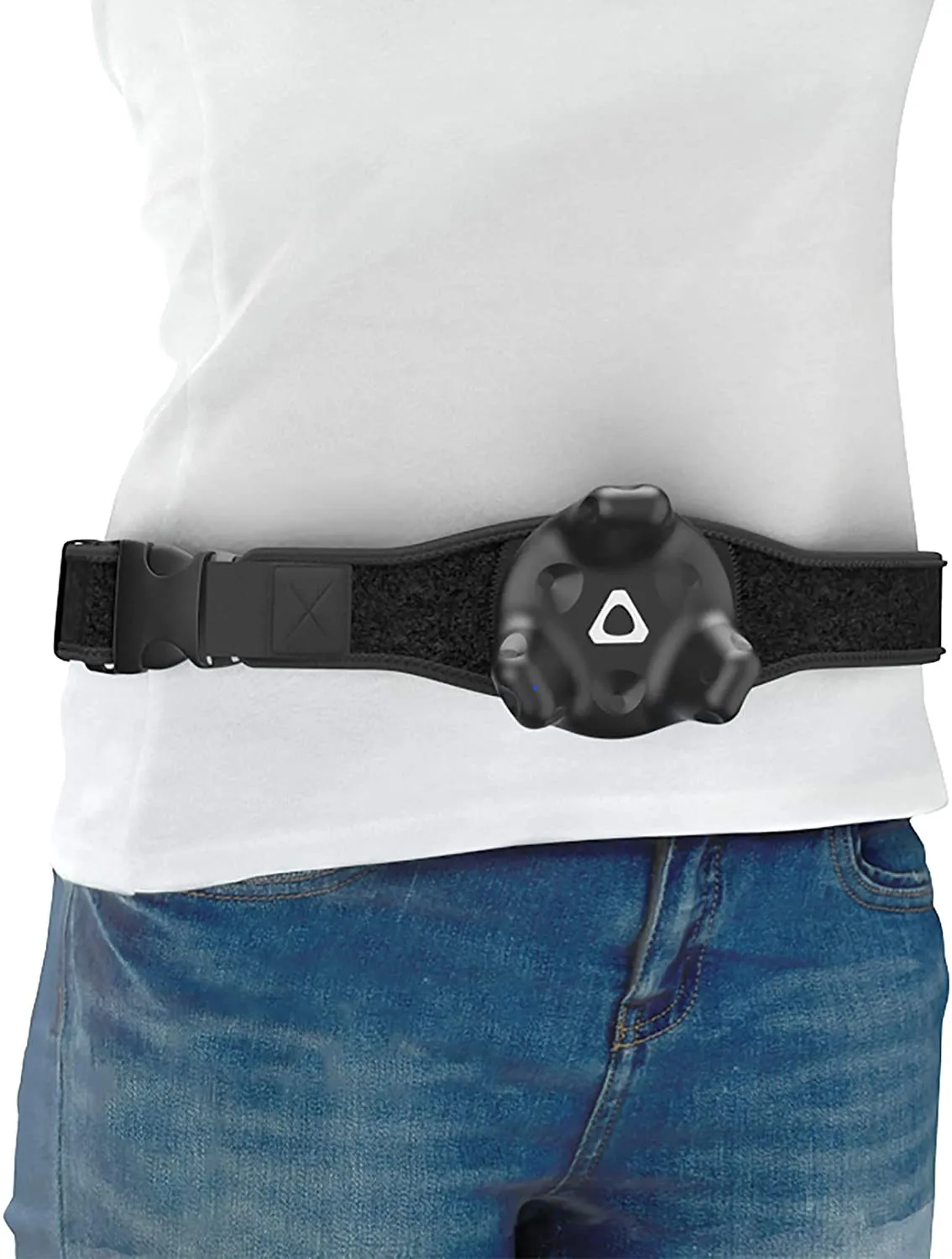 Skywin VR Tracker Belt for HTC Vive System Tracker Puck - Adjustable Belt Strap for Waist and Full-Body Tracking in Virtual Reality