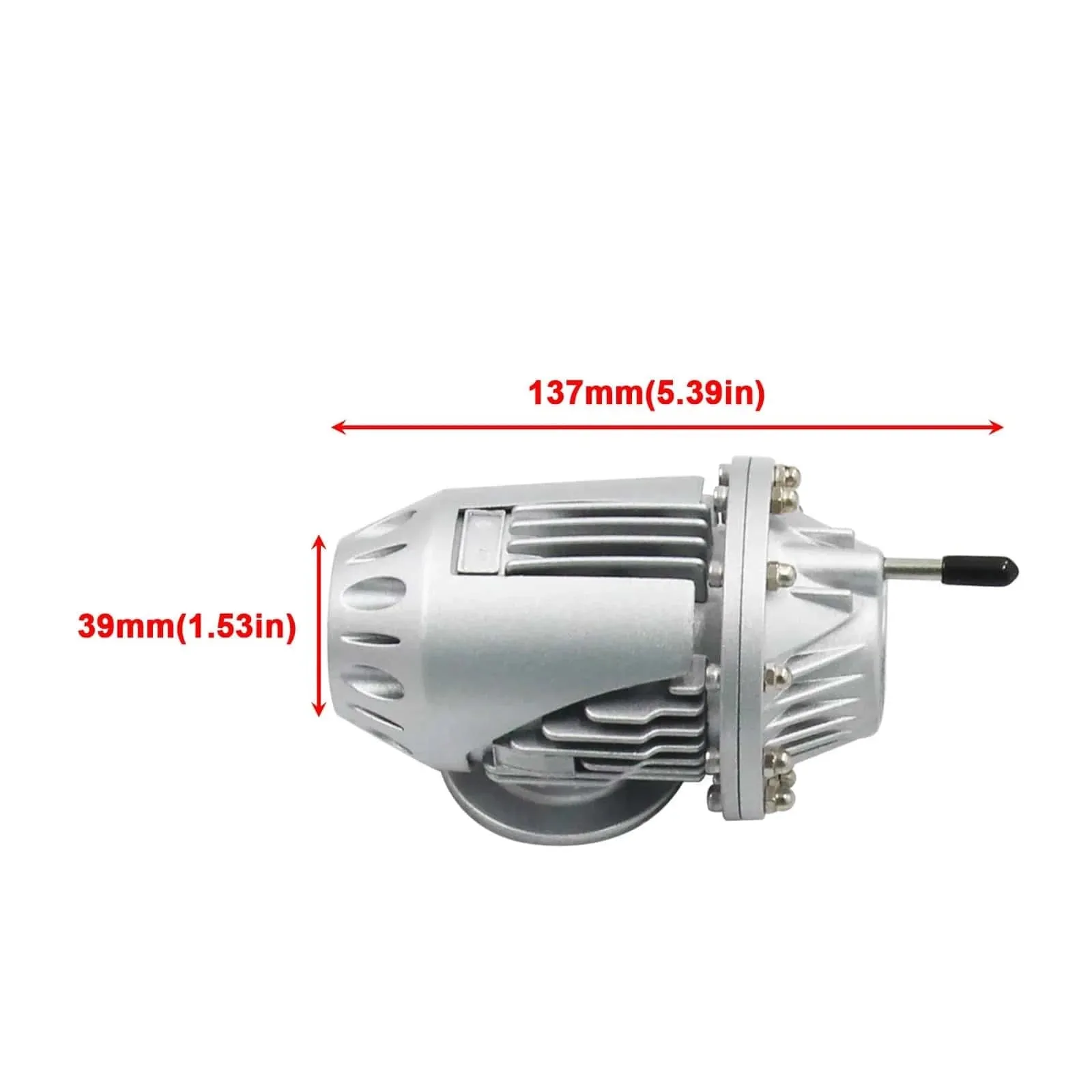 SQV4 Turbocharger Turbines Blow Off Valve Aluminum Alloy Exhaust Pressure Relief Valve with Adapter Installation Accessories
