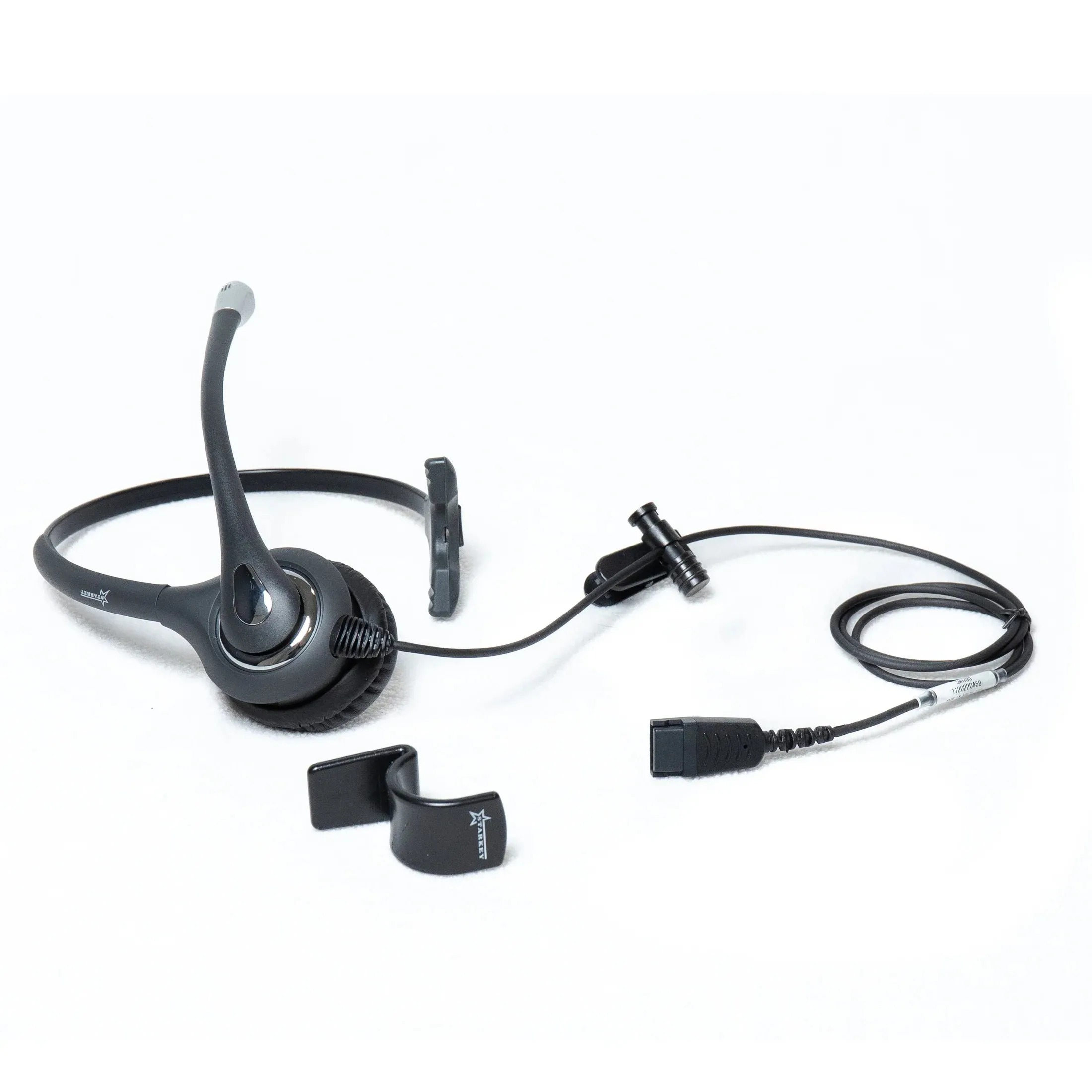 Starkey SM500-NC Monaural Military Headset with Passive Noise Canceling Mic