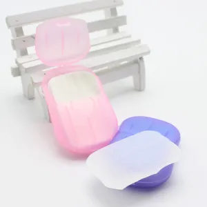 Travel disposable soap piece box customized logo
