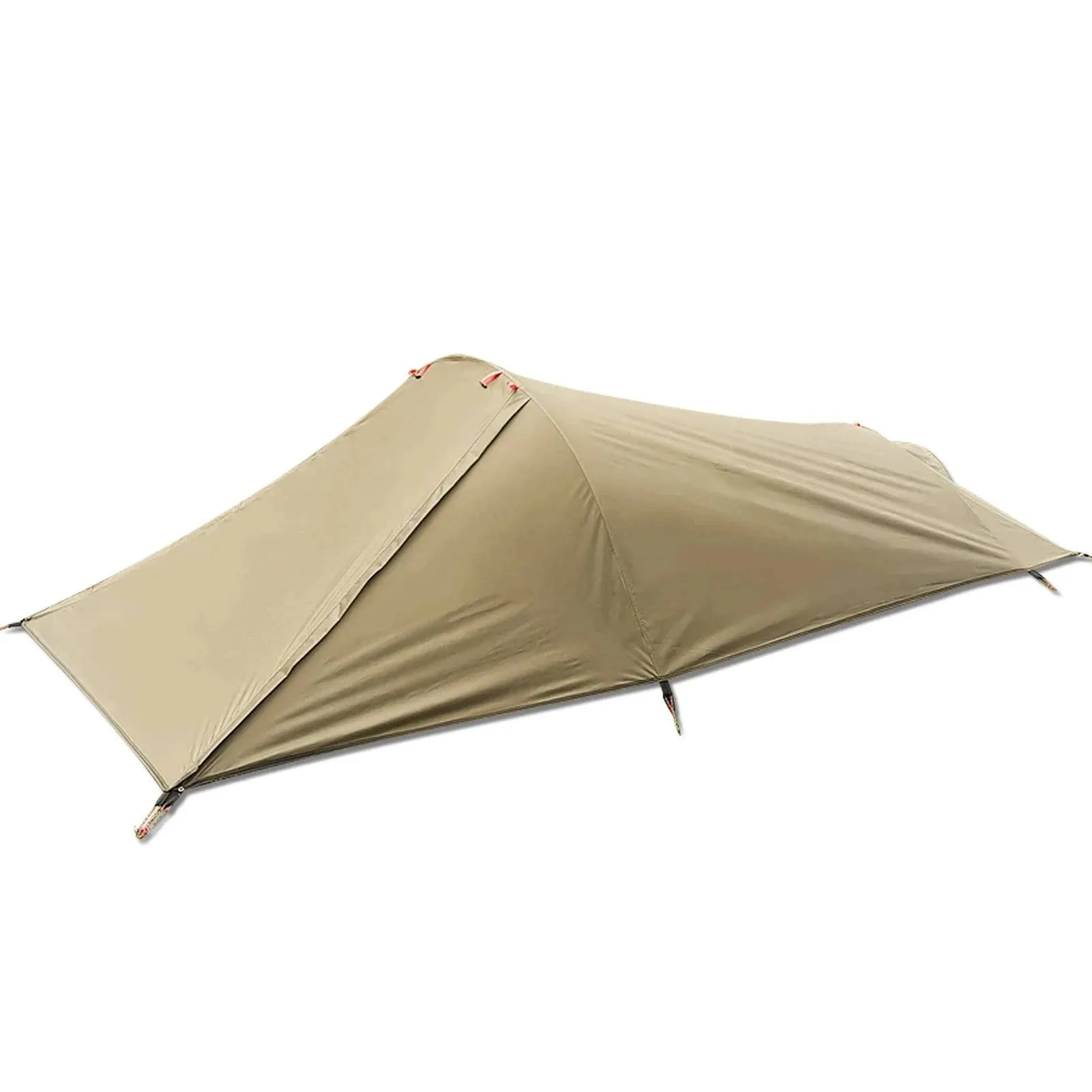 Ultralight Outdoor Camping Tent 1 Person Camping Tent Water Resistant Tent Aviation Aluminum Support Portable Sleeping Bag Tent