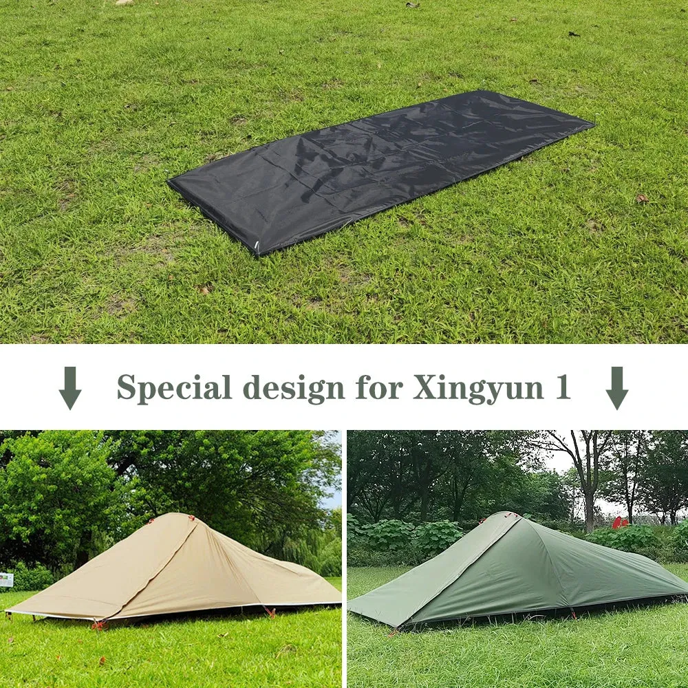 Ultralight Outdoor Camping Tent 1 Person Camping Tent Water Resistant Tent Aviation Aluminum Support Portable Sleeping Bag Tent