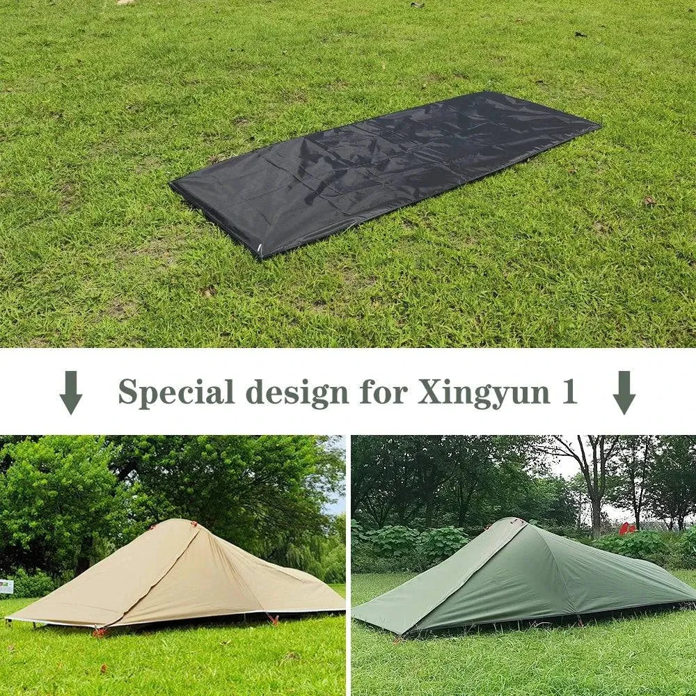 Ultralight Outdoor Camping Tent 1 Person Camping Tent Water Resistant Tent Aviation Aluminum Support Portable Sleeping Bag Tent