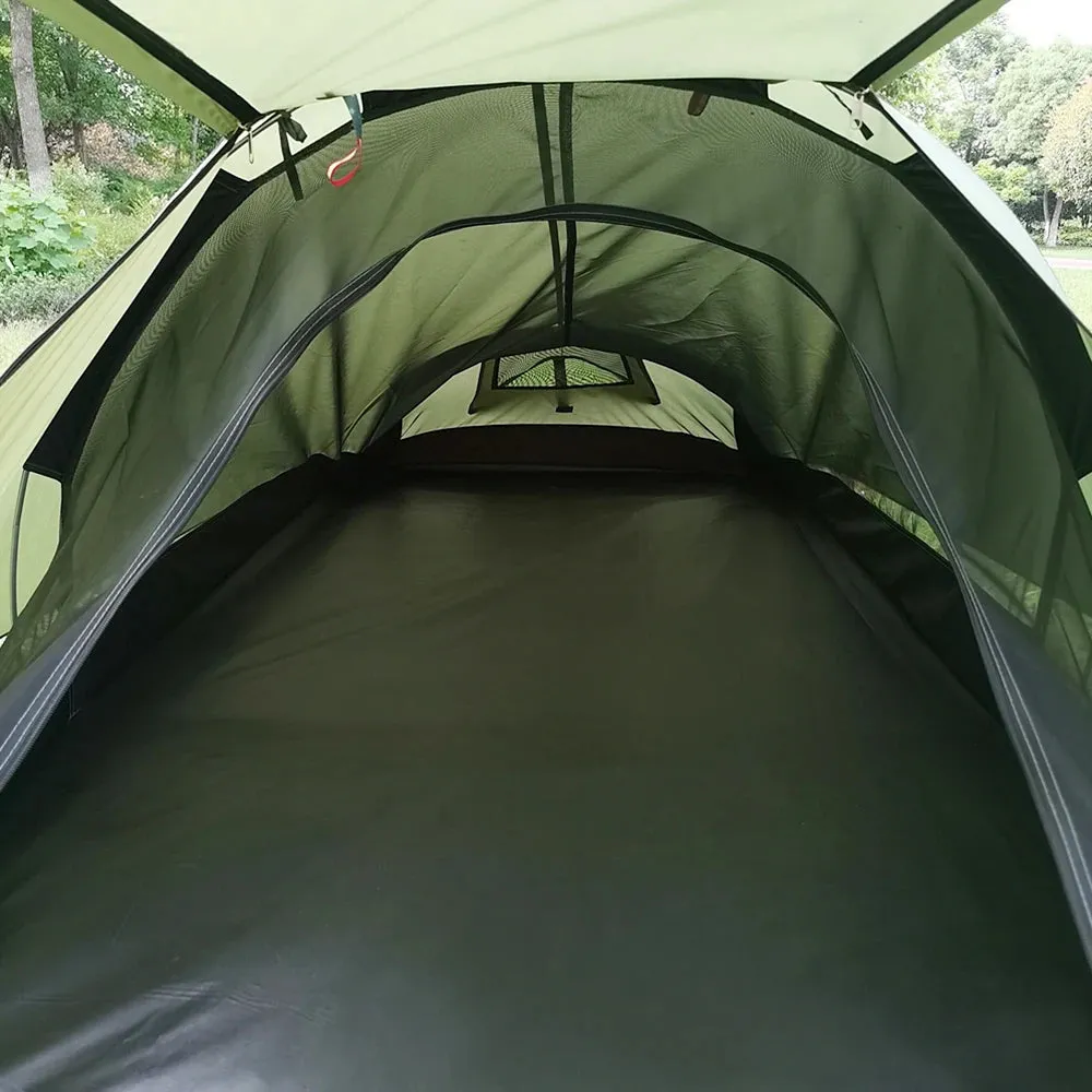 Ultralight Outdoor Camping Tent 1 Person Camping Tent Water Resistant Tent Aviation Aluminum Support Portable Sleeping Bag Tent